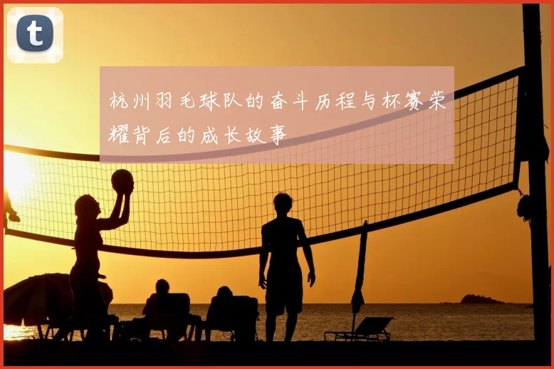 杭州羽毛球队的奋斗历程与杯赛荣耀背后的成长故事